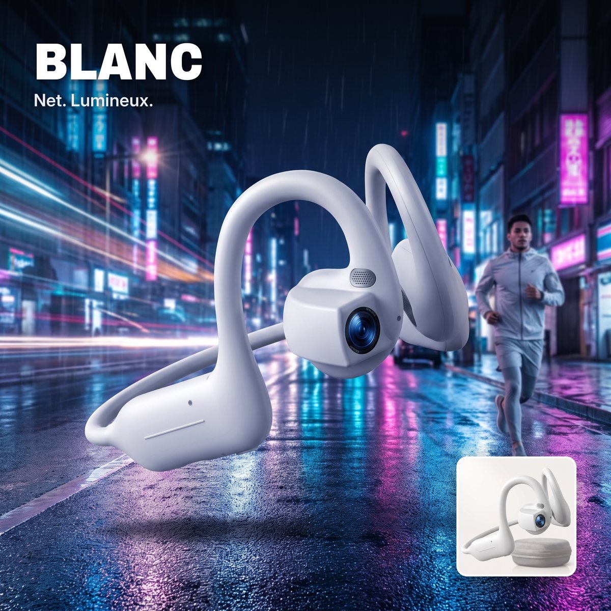 Le casque Vizéo blanc