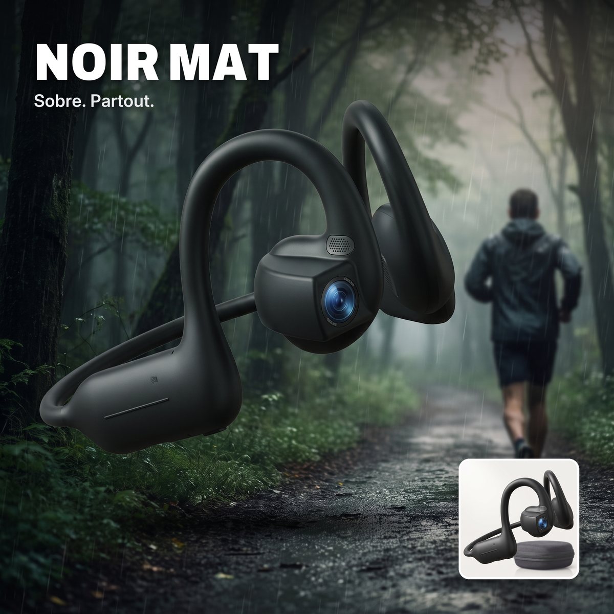 Le casque Vizéo noir mat