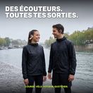 Deux coureurs avec le casque Vizéo blanc et noir