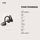 La fiche technique du casque Vizéo