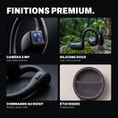 Les finitions du casque Vizéo : caméra, silicone, commande et étui